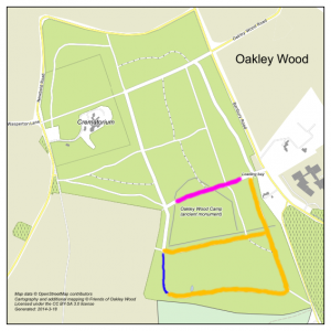 Map showing areas to be reinstated